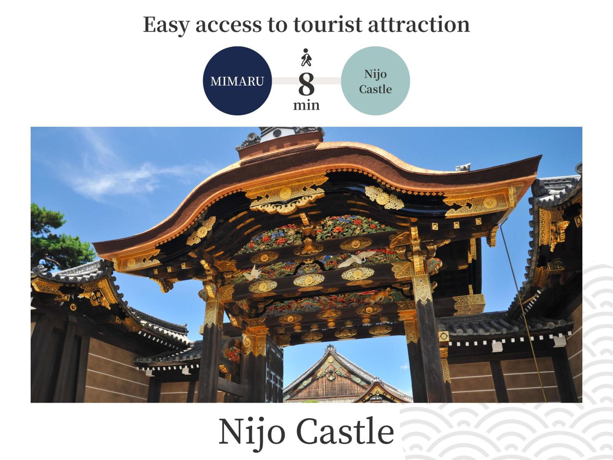 Отель Mimaru Kyoto Nijo Castle Экстерьер фото